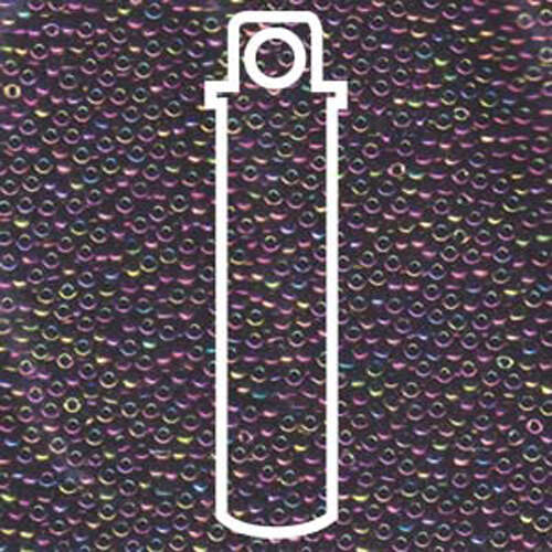 Miyuki 11/0 Rocaille Bead - 11-9455D - Metallic Purple Green Iris - 24gm Tube