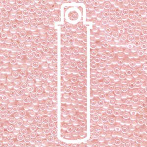 Miyuki 11/0 Rocaille Bead - 11-9517 - Baby Pink Ceylon - 24gm Tube
