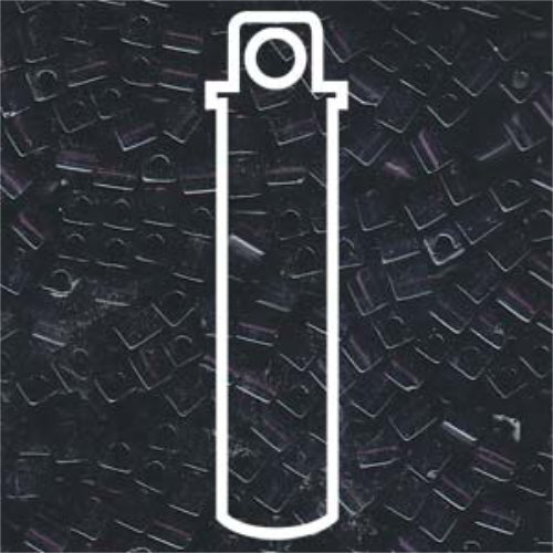 Miyuki 4mm (SB4) Square Bead - SB4-157 - Transparent Amethyst - 20gm Tube