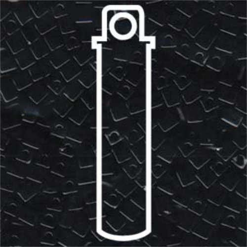 Miyuki 4mm (SB4) Square Bead - SB4-401 - Opaque Black - 20gm Tube