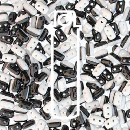 Rulla 3mm x 5mm - RUL3503849 - Duet Black & White - 22gm Tube