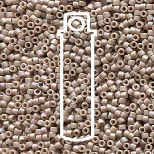 Miyuki 11/0 Delica Bead - DB2305 - Frosted Glazed Rainbow Lavender - 7.2gm Tube
