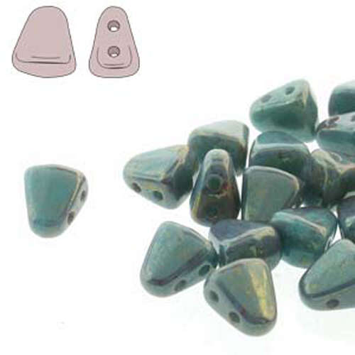 Nib Bit 6mm x 5mm - NB6563130-15495 - Turquoise Green Luminous - 100gm Bag