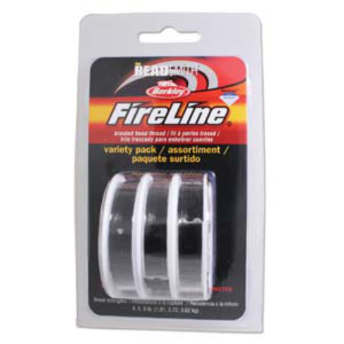 Fireline - 4LB / 6LB / 8LB  Black Satin - 3 x 15 yd / 13m Roll - FLBKM3PK
