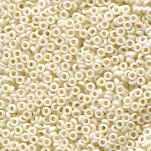 Miyuki 2.2mm Spacer Bead - SPR2-2021 - Matte Opaque Cream - 100gm Bag