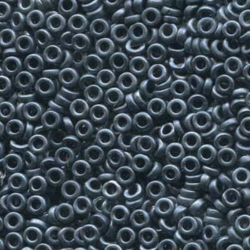 Miyuki 3mm Spacer Bead - SPR3-2001 - Matte Gunmetal - 100gm Bag