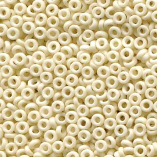 Miyuki 3mm Spacer Bead - SPR3-2021 - Matte Opaque Cream - 100gm Bag