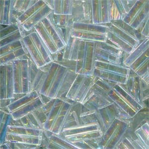 Miyuki Rectangle Bead - REC49-250 - Crystal AB - 100gm Bag
