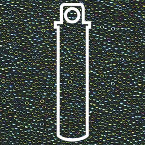 Miyuki 15/0 Rocaille Bead - 15-91961 - Matte Opaque Metallic Teal Iris - 8.2gm Tube