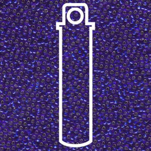 Miyuki 15/0 Rocaille Bead - 15-920 - Silver Lined Cobalt - 8.2gm Tube