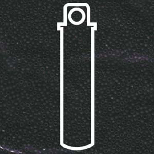 Miyuki 15/0 Rocaille Bead - 15-9401F - Matte Black - 8.2gm Tube