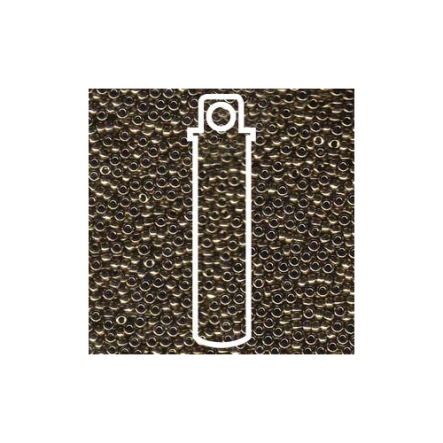 Miyuki 15/0 Rocaille Bead - 15-92006 - Matte Metallic Dark Bronze - 8.2gm Tube