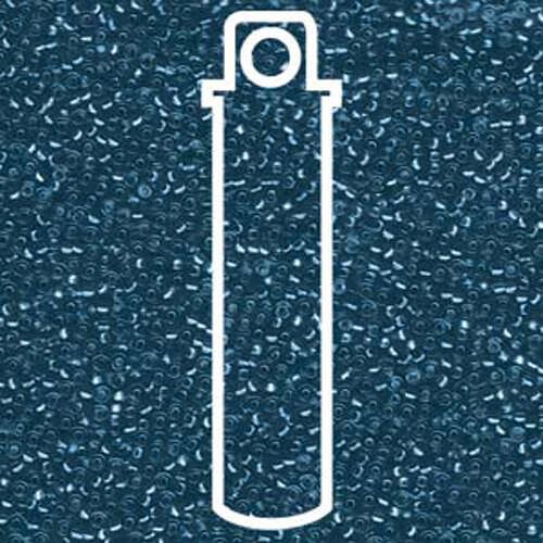 Miyuki 15/0 Rocaille Bead - 15-91425 - Silver Lined Blue Zircon - 8.2gm Tube