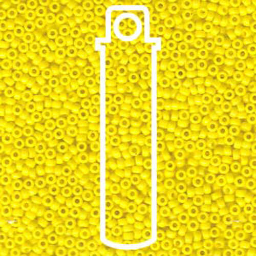 Miyuki 15/0 Rocaille Bead - 15-9404 - Opaque Yellow - 8.2gm Tube
