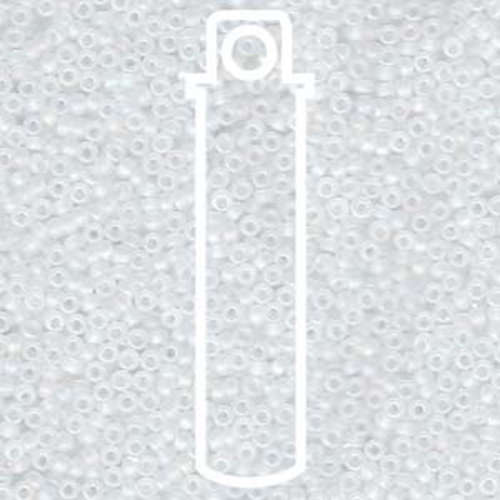 Miyuki 15/0 Rocaille Bead - 15-9131FR - Matte Transparent Crystal AB - 8.2gm Tube