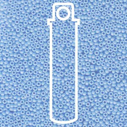 Miyuki 15/0 Rocaille Bead - 15-9413 - Opaque Turquoise Blue - 8.2gm Tube