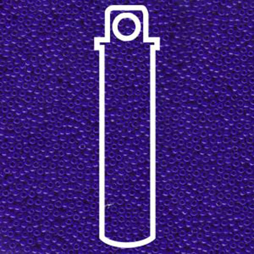 Miyuki 15/0 Rocaille Bead - 15-9414 - Opaque Cobalt Blue - 8.2gm Tube