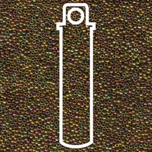 Miyuki 15/0 Rocaille Bead - 15-9462 - Metallic Gold Iris - 8.2gm Tube