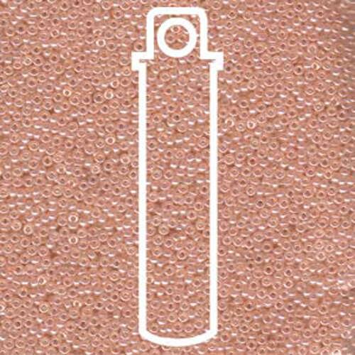 Miyuki 15/0 Rocaille Bead - 15-9519D - Taupe Lined Crystal - 8.2gm Tube