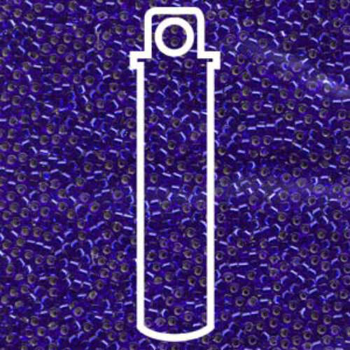 Miyuki 15/0 Delica Bead - DBS0047 - Silver Lined Sapphire - 7gm Tube