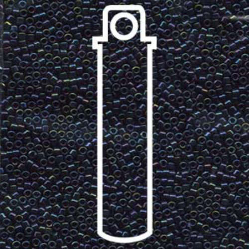 Miyuki 15/0 Delica Bead - DBS0002 - Blue Iris - 7gm Tube