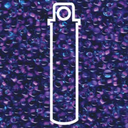 Miyuki 3.4mm Drop Bead - DP-9F47 - Lavender Lined Aqua - 25gm Tube