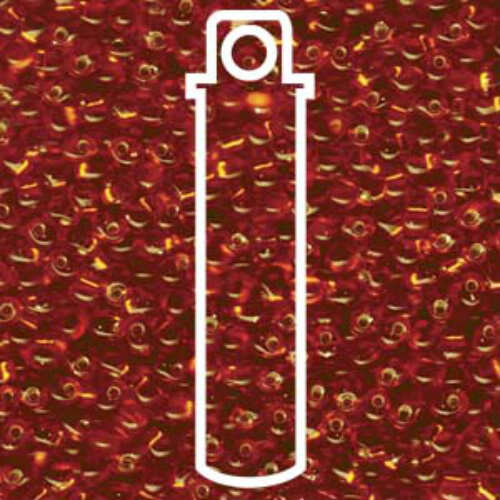 Miyuki 3.4mm Drop Bead - DP-9008 - Silver Lined Orange - 25gm Tube