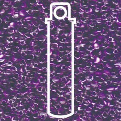 Miyuki 3.4mm Drop Bead - DP-9F40 - Sparkling Purple Lined Crystal - 25gm Tube