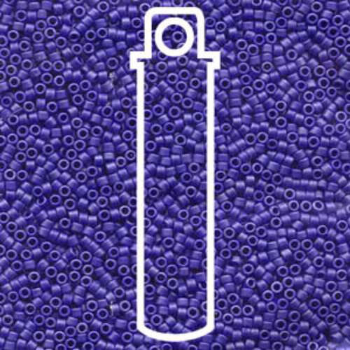 Miyuki 10/0 Delica Bead - DBM0361 - Matte Metallic Sapphire - 7gm Tube