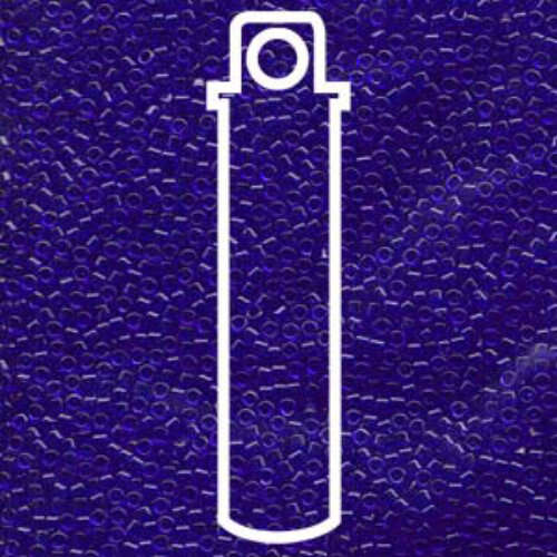 Miyuki 10/0 Delica Bead - DBM0707 - Transparent Cobalt - 7gm Tube
