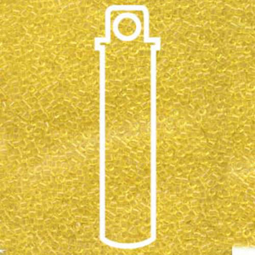 Miyuki 10/0 Delica Bead - DBM0710 - Transparent Yellow - 7gm Tube