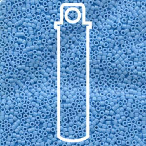 Miyuki 10/0 Delica Bead - DBM0725 - Opaque Light Blue - 7gm Tube