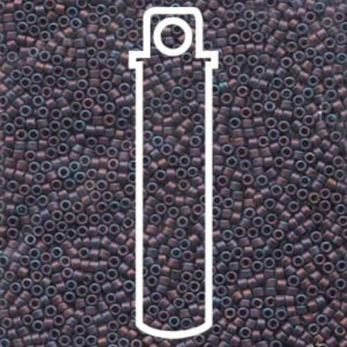 Miyuki 10/0 Delica Bead - DBM0323 - Matte Metallic Purple Iris - 7gm Tube