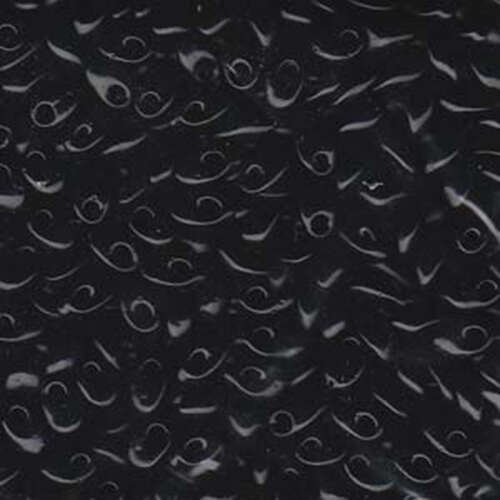 Miyuki 7mm Long Magatama Bead - LMA-401 - Black - 100gm Bag