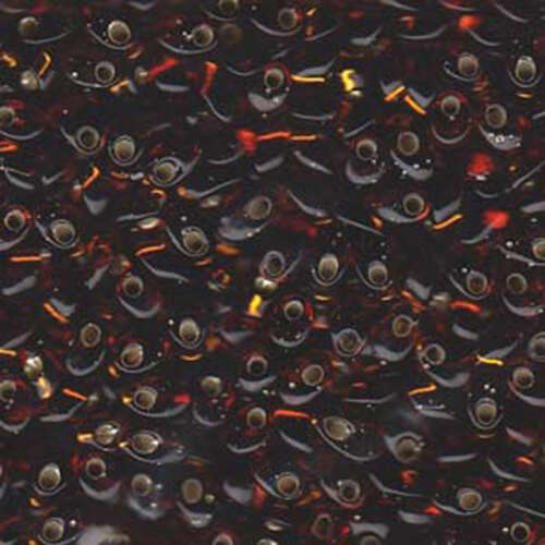 Miyuki 7mm Long Magatama Bead - LMA-5 - Silver Lined Dark Topaz - 100gm Bag