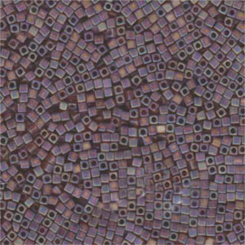 Miyuki 1.8mm (SB18) Square Bead - SB18-134FR - Matte Transparent Dark Topaz - 100gm Bag