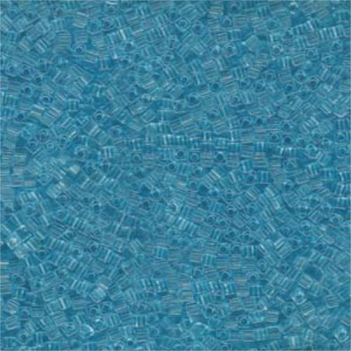 Miyuki 1.8mm (SB18) Square Bead - SB18-148 - Transparent Aqua - 100gm Bag