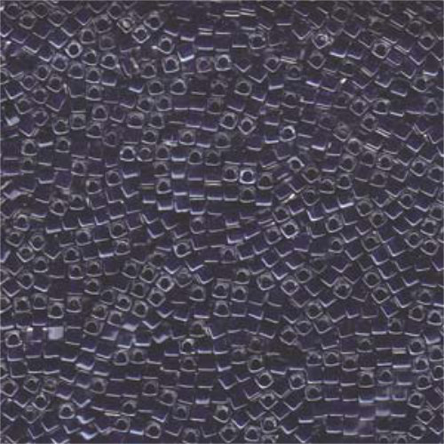 Miyuki 1.8mm (SB18) Square Bead - SB18-223 - Grape Lined Crystal - 100gm Bag