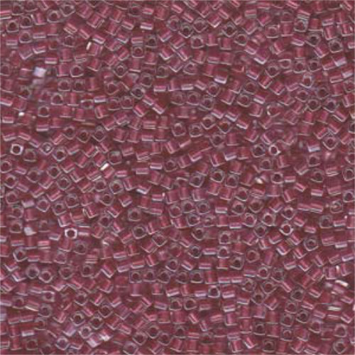 Miyuki 1.8mm (SB18) Square Bead - SB18-2603 - Sparkly Rose Lined Crystal - 100gm Bag