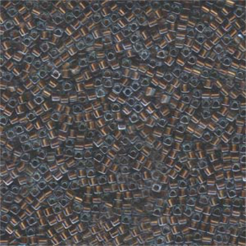 Miyuki 1.8mm (SB18) Square Bead - SB18-2642 - Sparkly Bronze Lined AB - 100gm Bag