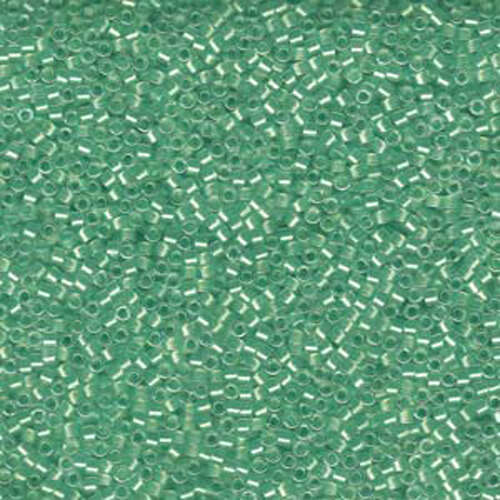 Miyuki 11/0 Delica Bead - DB1707 - Mint Pearl Lined Glacier Blue - 50gm Bag
