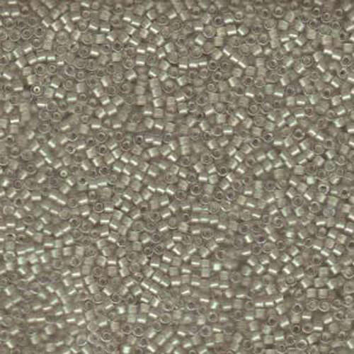Miyuki 11/0 Delica Bead - DB1711 - Pearl Lined Grey Mist - 50gm Bag