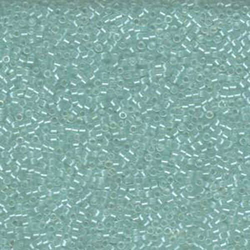 Miyuki 11/0 Delica Bead - DB1672 - Pearl Lined Glacier Blue AB - 50gm Bag