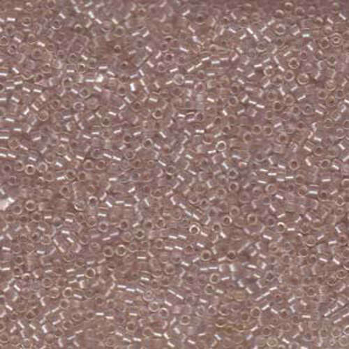 Miyuki 11/0 Delica Bead - DB1674 - Pearl Lined Light Pink AB - 50gm Bag
