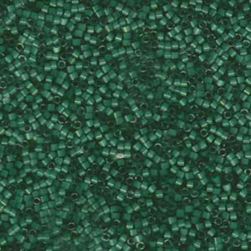 Miyuki 11/0 Delica Bead - DB1814 - Dyed Emerald Silk Satin - 50gm Bag