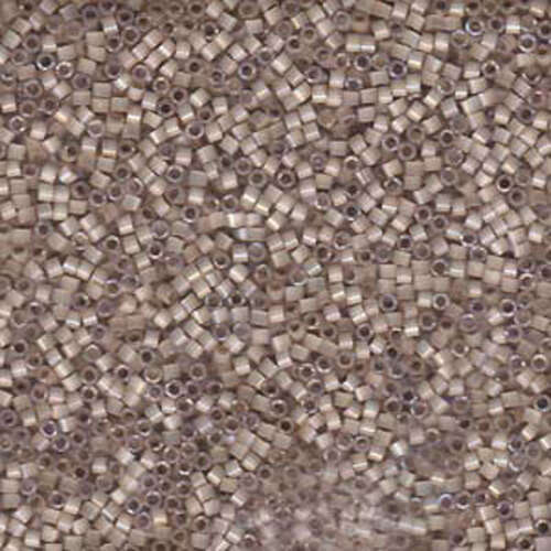 Miyuki 11/0 Delica Bead - DB680 - Silk Satin Smoky Quartz - 50gm Bag