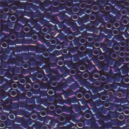 Miyuki 8/0 Delica Bead - DBL-0165 - Opaque Royal Blue AB - 50gm Bag