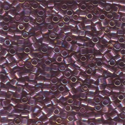 Miyuki 8/0 Delica Bead - DBL-0173 - Transparent Lilac AB - 50gm Bag
