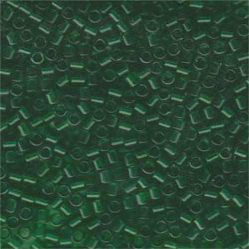 Miyuki 8/0 Delica Bead - DBL-0705 - Transparent Green - 50gm Bag