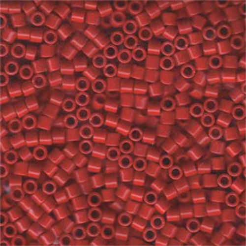 Miyuki 8/0 Delica Bead - DBL-0723 - Opaque Dark Cranberry - 50gm Bag